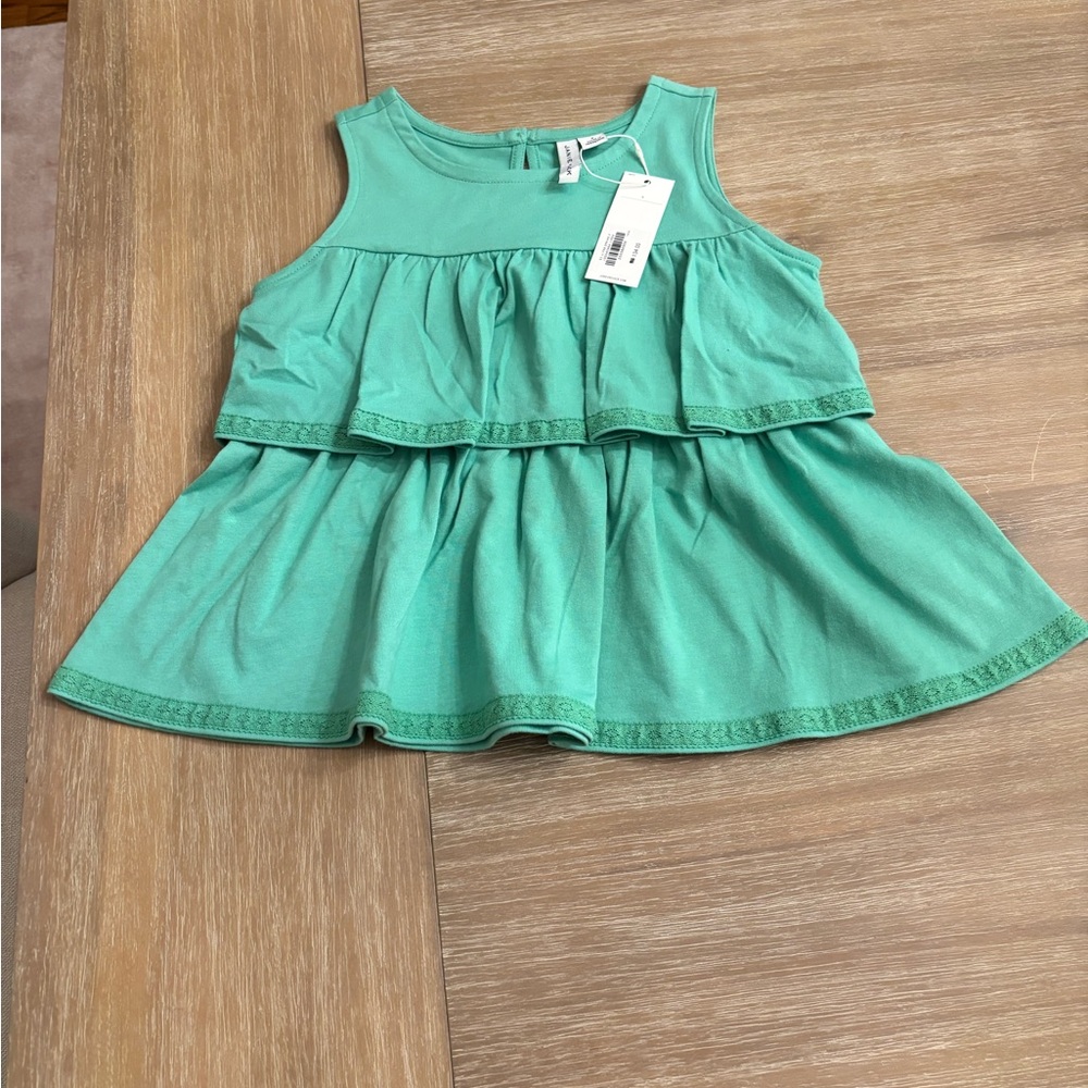 JANIE and JACK Girl's Tiered Ruffle Jersey Top